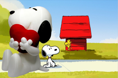 Figuras De Acción Snoopy Love - Printworks Snoop 180mm