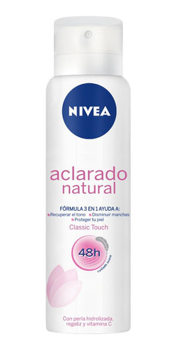 Desodorante Nivea Spray Aclarante Woman 150ml