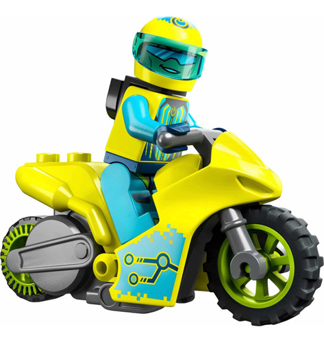 Motocicleta Lego City Stuntz Cyber Stunt Bike 60358