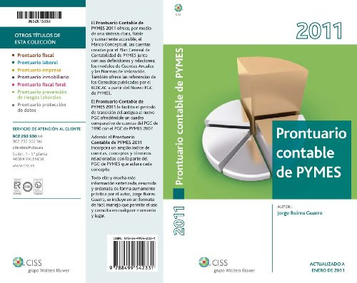 Libro Prontuario Contable De Pymes 2011 De Jorge Buireu Guar