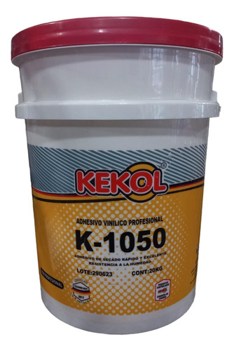 Kekol K-1050 Adhesivo Vinílico Profesional Premium X 20 Kg