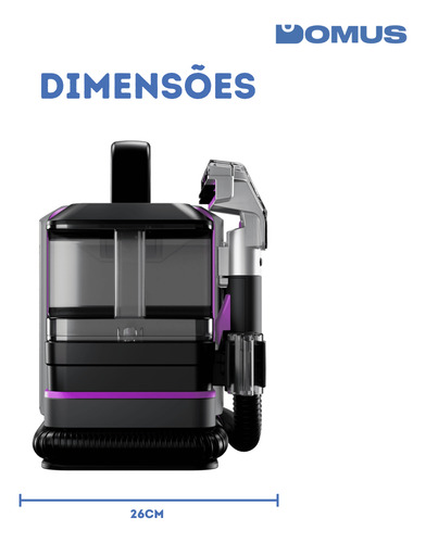 Extratora Portátil Spot Cleaner W3 Estofados E Sofás Wap