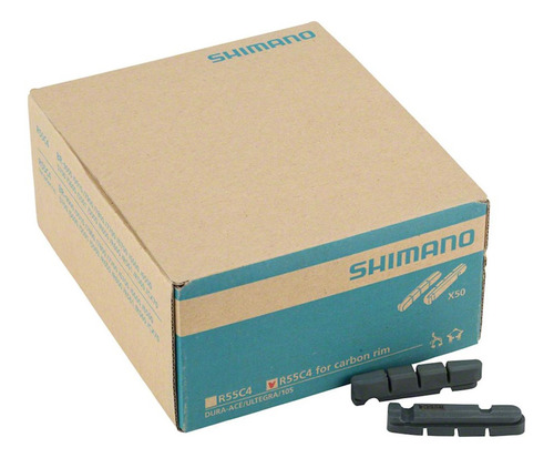 Caja De 50 Pares De Zapatas Shimano Para Aro Carbono R55c4 