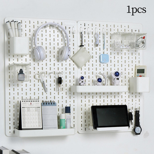 Organizador De Pared Con Tablero Perforado, Panel De