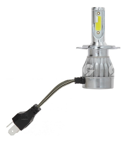 Imagen 2 de 8 de Lampara Cree Led H4 12v C6 Para Mini Sin Cooler X2 Luxled