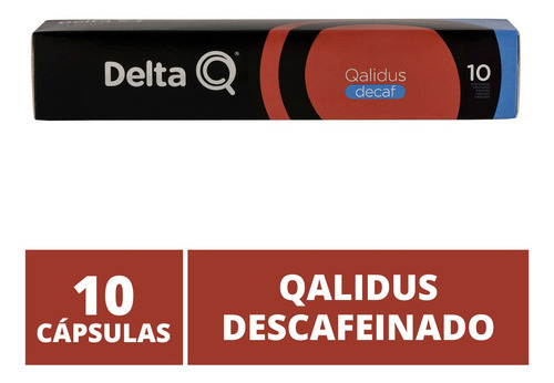 10 Cápsulas Delta Q, Café, Qalidus Descafeinado
