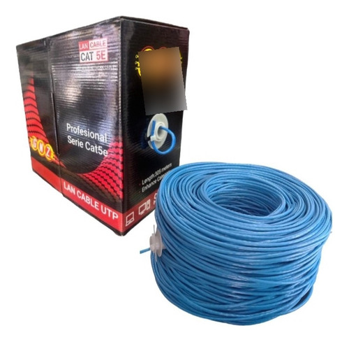 Cable De Red Internet Utp Cat 5e 25 Metros 