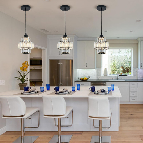 JUDENG Lámpara De Techo Lámpara Colgante Moderna Cristal Decorativa Lámpara De Techo De Cristal De Un Solo Cabezal,negro,moderna Luz Lamparas Colgantes Lamparas Decorativas Lamparas Para Sala