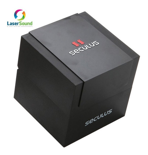 Relógio Seculus Feminino Analógico Dourado Original + Nf