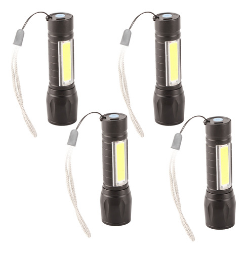 Linterna Retráctil Linterna De Luz Fuerte De Aleación De