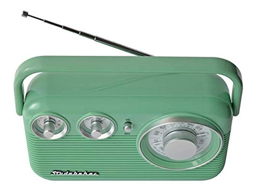 Imagen 4 de 6 de Studebaker Sb2003 - Radio Retro Am Fm Verde Azulado