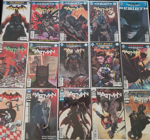 Dc - Batman Rebirth (1 Al 28) Completo Televisa