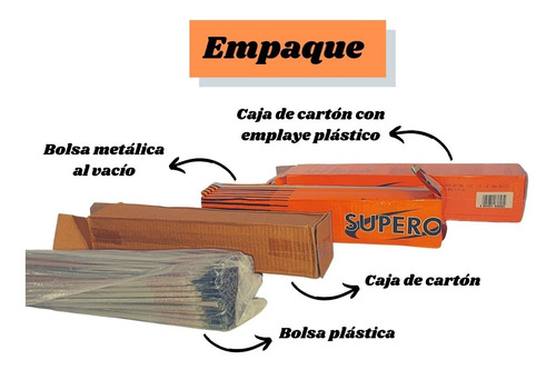 Soldadura Electrodo Inoxidable Tipo E309 L, Caja 5kg Superon