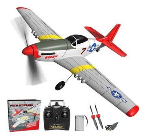 Kit De Aviones P51d Con Control Remoto Por Radio