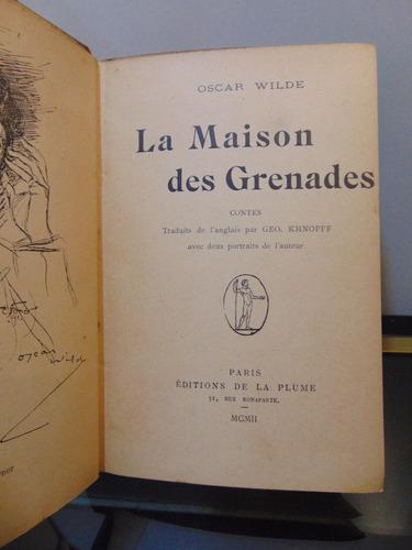 Adp La Maison Des Grenades Oscar Wilde / Ed. De La Plume 