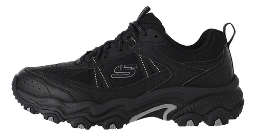 Zapatilla Outdoor Skechers Stamina At Hombre Negras