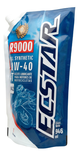 Aceite Sintetico Ecstar R9000 10w40 946ml Motos Suzuki