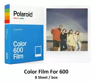 Papel Fotográfico Instantâneo Polaroid 600 Color Film White