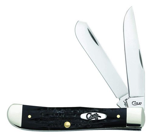 Caso Trapper Bolsillo Cuchillos, Acero Inoxidable, Buffalo H