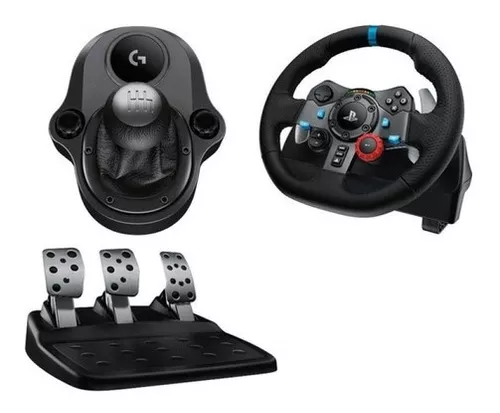 Volante Logitech G923 com pedal + Câmbio Driving Force Shifter para X-box -  Faz a Boa!