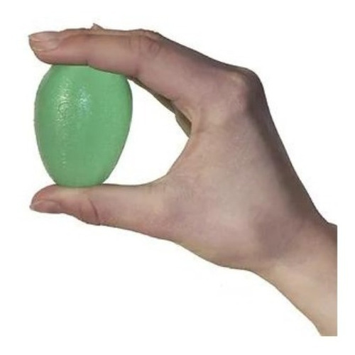 Ejercitador De Mano Oval Suave Verde°