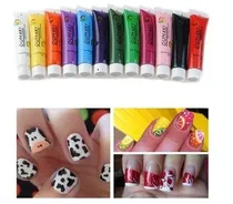 Comprar Kit 12 Pinturas Acrílicas Para Uñas Decoración Manicura