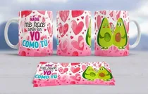 Comprar Plantillas Sublimacion Premium Día Del Amor Tazas En Psd