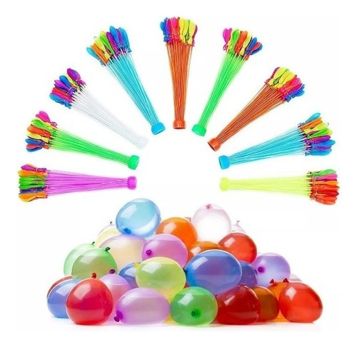 444 Globos De Agua De Colores Magic Ballons Divertido Fiesta