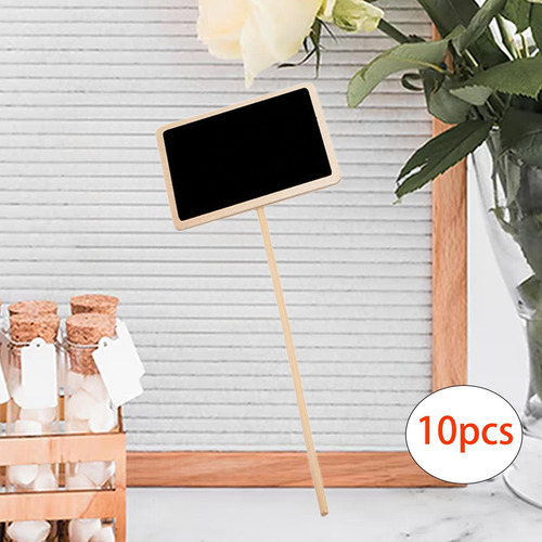 Placas De Lousa, 10 Peças, Etiquetas De Preço Decorativas, 8