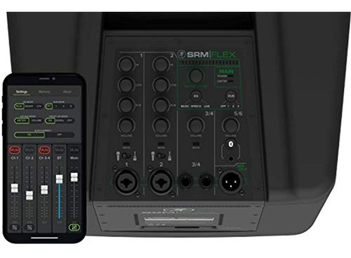 Serie Mackie Srm, Sistema De Pa De Columna Portátil De 6 Can