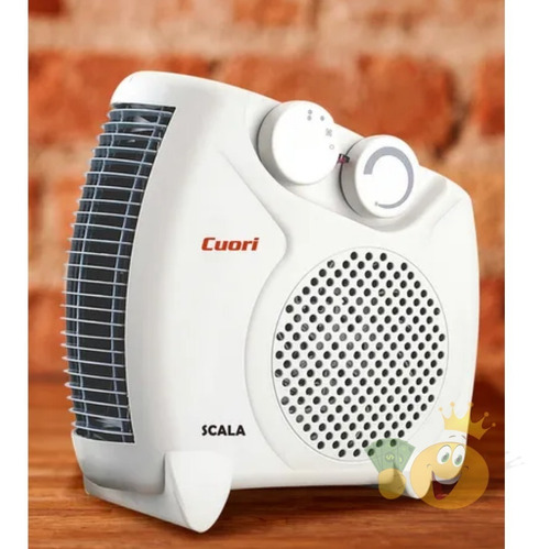 Caloventilador Piso 2 Niveles 2000w C/termostato Cuori Sacla
