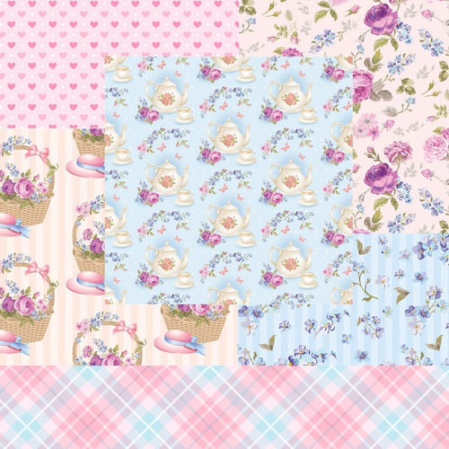 Colección Enchantica Tea Party Scrap X12 D' Arteche Craft
