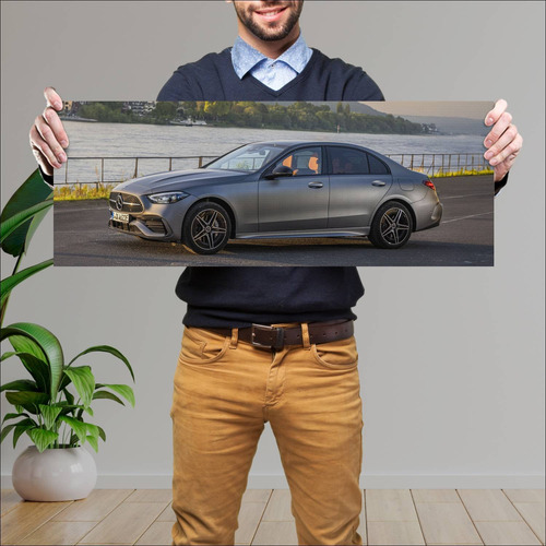 Cuadro 30x80cm Auto 2021 Mercedes Benz C Class P 508