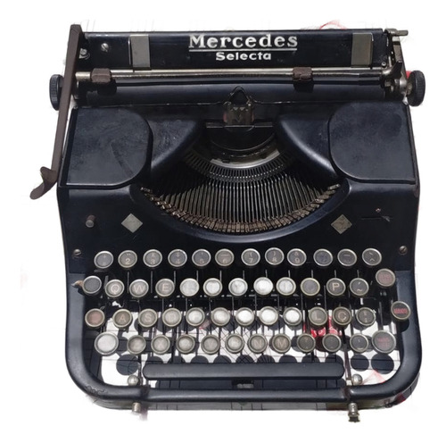 Máquina De Escrever Mercedes Selecta 1930 Leia Descrição #av (Usado)