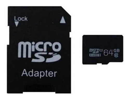 Tarjeta Memoria Micro Sd 64 Gb Incluye Adaptador
