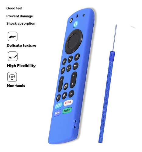 Funda Case Para Amazon Fire Tv Stick 2nd 2023 Control Remoto Azul
