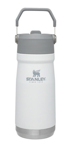 Botella Termica Stanley Flip Straw 650 Ml Polar Blanca