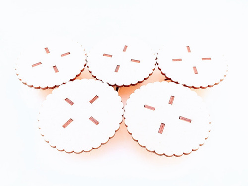 Candy Bar Portacupcake Individual X 5u - Mdf / Fibrofacil