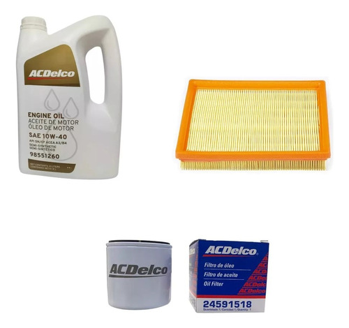 Kit Aceite Y Filtros Original Chevrolet Corsa 