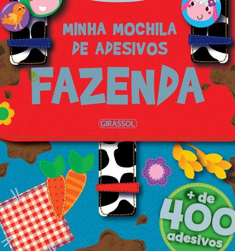 Livro Minha Mochila De Adesivos - Fazenda