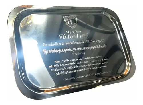 comprar Bandeja Plato Decoracion Premio Reconocimiento Conmemoracion
