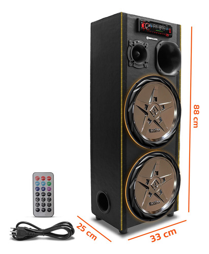 Caixa De Som Bob Residencial Subwoofer 12'' Bomber New Edge