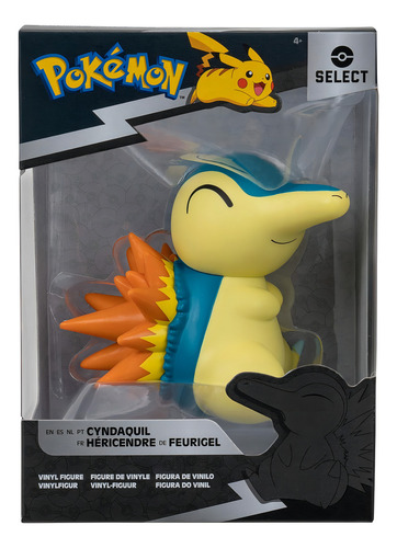 Figura Pokémon Cyndaquil Vinilo 10 Cm - Pokémon