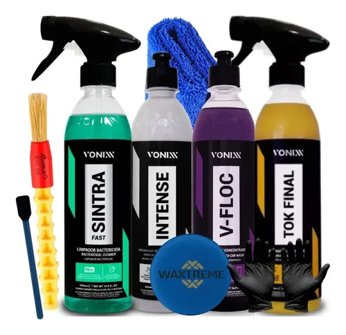 Kit Lavagem Shampoo Cera Tok Final Intense Sintra Fast Vonix