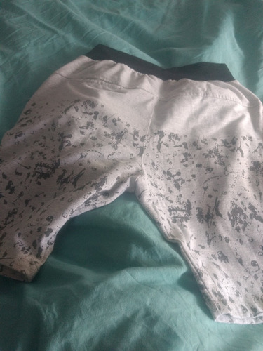 Bermuda De Algodon Gris Talle 14 Varon.pantalon