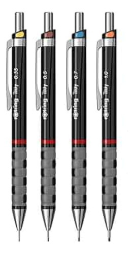 Set 4 Rotring Portaminas Tikky 4 Medidas 0,35 0,5 0,7 1,0