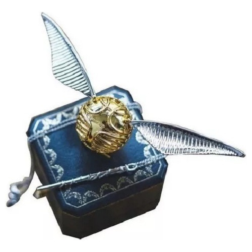 Caja De Anillos De Harry Potter Snitch Dorado