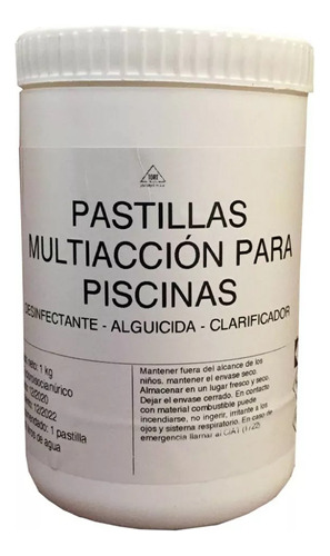 Pastillas Piscina Cloro Triple Acción 25 Kg - Tyt