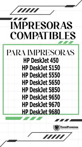Cartucho Para Hp Deskjet 450 5550 Psc1210 Officejet5652