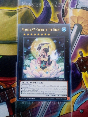 Number 87: Queen Of The Night Yugi-oh! Original Konami